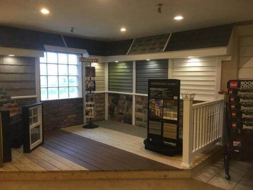 Our expansive showroom has space to display some of the options available for you when choosing new siding, decking, and more.