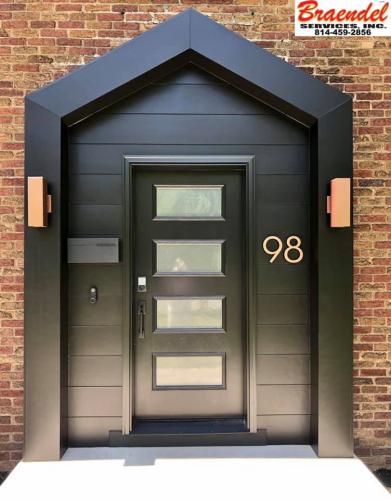 Get a door that makes a statement. This modern arch draws attention like no other new door will.