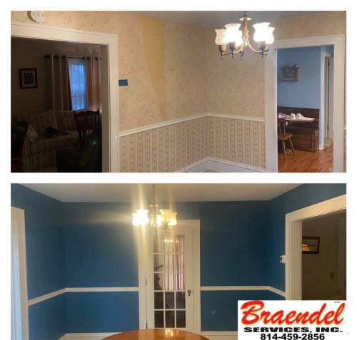 interior residential painting erie pa