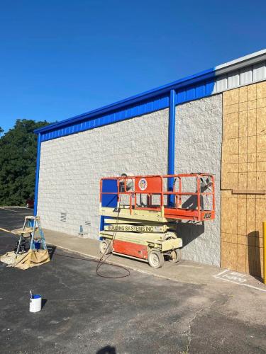 Exterior commercial painting makes a great impression
